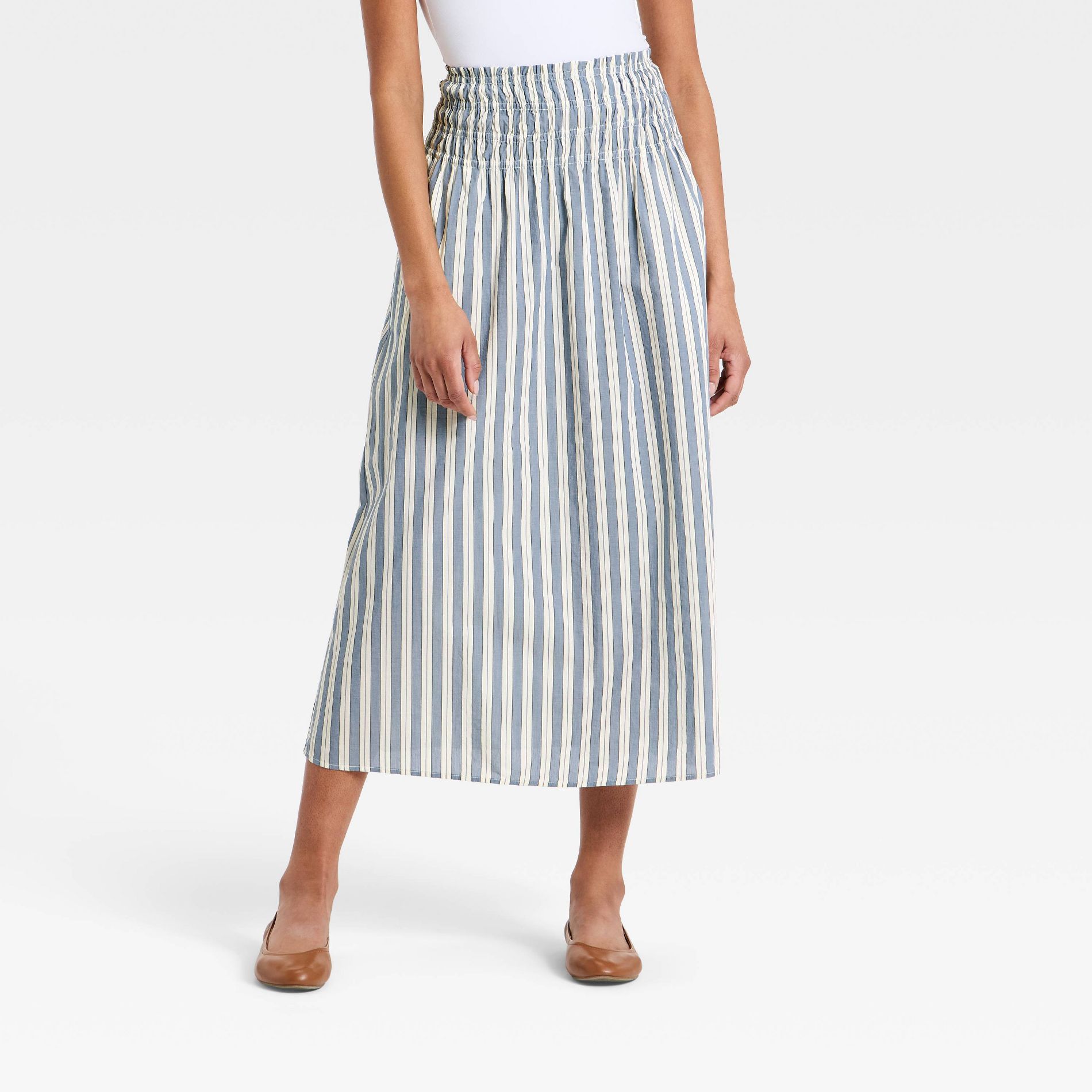 Women's Pull-On Midi Full Skirt - Universal Thread™