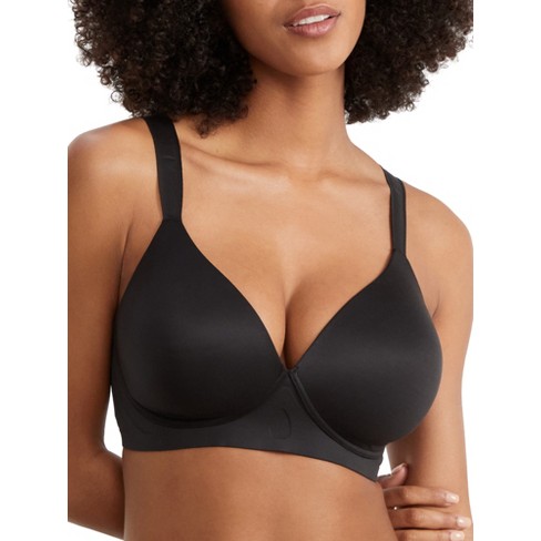 Bali Women's Comfort Revolution Ultimate Wire-Free Support T-Shirt Bra -  DF3462 S Black