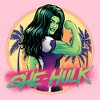 Girl's She-Hulk: Attorney at Law Hero at the Beach T-Shirt - image 2 of 4