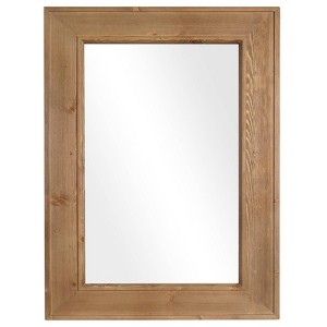 WallBeyond Natural Wash Wood Mirror - 1 of 4