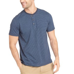G.H. Bass & Co. Mens Feeder Stripe Henley Shirt - 1 of 1