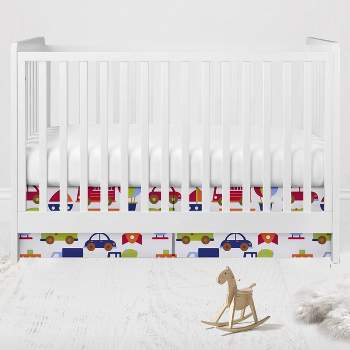Bacati - Transportation Crib or Toddler Bed Skirt