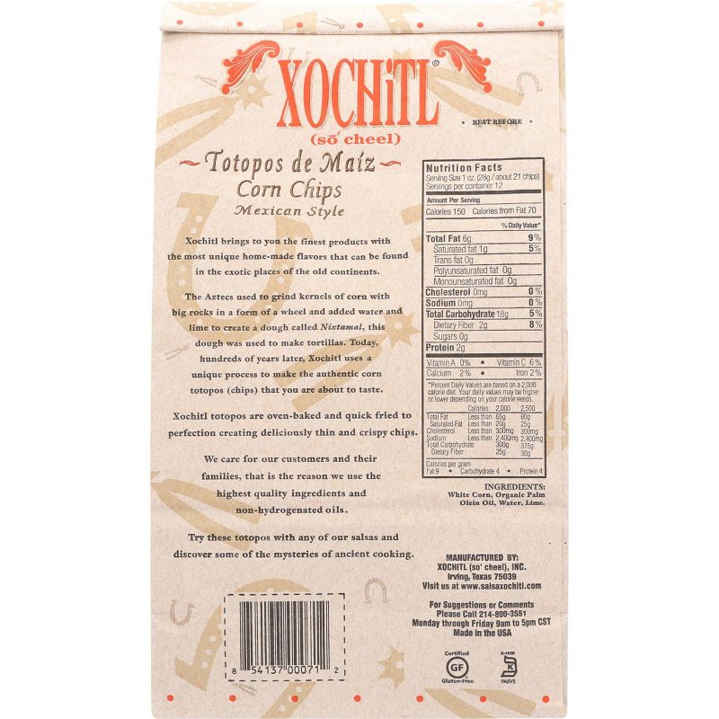 Xochitl Thin and Crispy Corn Chips 12oz/10pk, 2 of 5