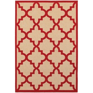 Oriental Weavers Cayman 660R9 Sand/ Red Indoor/Outdoor Area Rug - 1'10" x 3'3" - 1 of 3