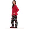 Just Love Womens Plush Pajama Pant Set with Matching Socks  Fun, Cozy Sleepwear with Sayings - 2 of 4