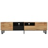 VYNXARIA Sleek Modern TV Stand with 2 Cabinets & Open Storage for TVs up to 85inch - 4 of 4