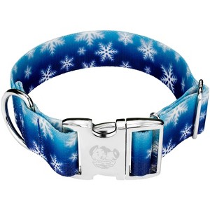 Country Brook Petz 1 1/2 Inch Premium Dog Collar - Christmas Collection - 1 of 4