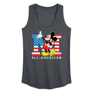 Women's - Disney - Americana Graphic Racerback Tank - 1 of 4
