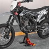 VEVOR Dirt Bike Lift Stand, Motorcycle Jack Lift Stand 440 lbs Capacity and Hydraulic Lift Operation, Adjustable Height Hoist Table - 2 of 4