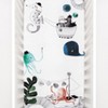 Rookie Humans Underwater Love 100% Cotton Fitted Crib Sheet - 2 of 4