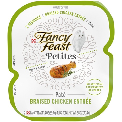 Fancy Feast Petites Braised Chicken Pate Wet Cat Food - 2.8oz - image 1 of 4
