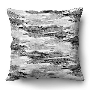 Americanflat 18x18 Throw Pillow with Sewn-In Insert - All-In-One Decorative Pillows - No Cover Needed - Polyester - Black, Grey and White - 1 of 1