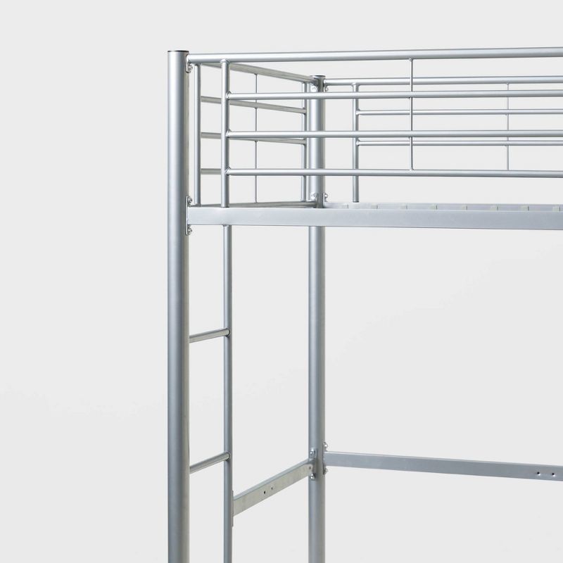 Twin Size Metal Platform Loft Bed - Saracina Home, 5 of 7