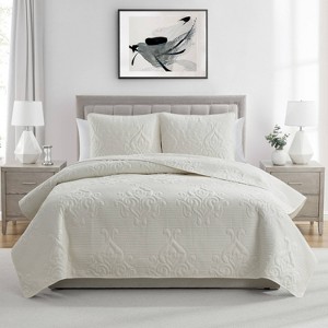 VCNY 3pc Solomun Pinsonic Quilt Set - 1 of 4