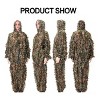 Maple Leaf Hooded 3D Bionic Training Uniform Military Sniper Cloak Camouflage Clothing - 3 of 4