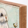 Primitives by Kathy White Bunny Home Décor Easter Block Sign - 3 of 3