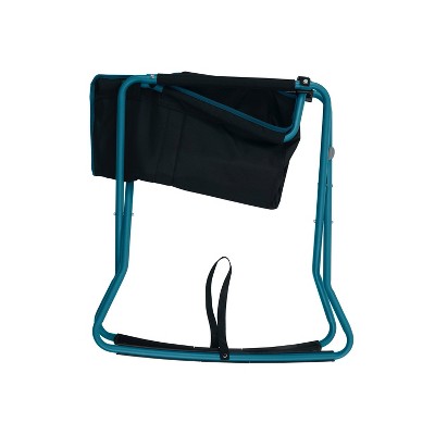 Deep Ocean Portable Outdoor Rocking Chair with Padded Arms