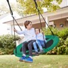 Infans 40" Saucer Tree Swing w/ Adjustable Hanging Ropes for Backyard or Outdoor Green - 2 of 4