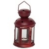 Transpac Metal Rustic Christmas Lantern Set of 2 Christmas Home Decorations - 2 of 2