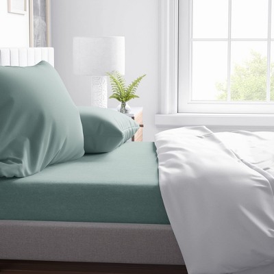 Natemia Fitted Bed Sheet Queen Lily Pad