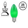 Novelty Lights Ceramic C7 Incandescent Traditional Vintage Christmas Replacement Bulbs 25 Pack - 2 of 4