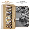 GustoWave 8-Tier Over Door Storage, Adjustable Metal Spice Rack Hanging Storage,Over The Door Hanging Basket Pantry Organizer,45x5.5x170cm - 4 of 4