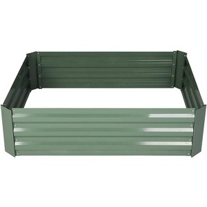 Gulches 48x36x12in Green Galvanized Raised Garden Bed with Anti-Rust Coating - 1 of 4