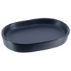 Evideco French Home Goods Elegant Stoneware Soap Dish – Oval Shape, Smooth Texture, Ideal for Bathrooms & Kitchens - 2 of 4