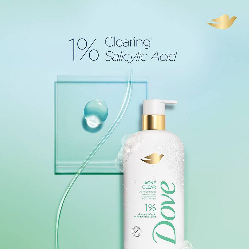 Dove Serum Body Wash - Acne Clear - 18.5 fl oz, 4 of 15
