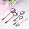 Unique Bargains Reusable Stainless Steel Espresso Sugar Cake Mini Teaspoon - 3 of 4