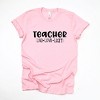 Simply Sage Market Teacher Live Love Learn Short Sleeve Tee - XS - Pink - 2 of 4