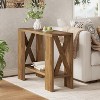 Tribesigns 2-Tier Side Table, Farmhouse End Table with Storage Shelves, Sofa Side Table for Small Spaces, Living Room, Bedroom, Rustic Brown - 4 of 4