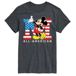Men's - Disney - Mickey Mouse All-American Flag Short Sleeve Graphic T-Shirt - 1 of 4