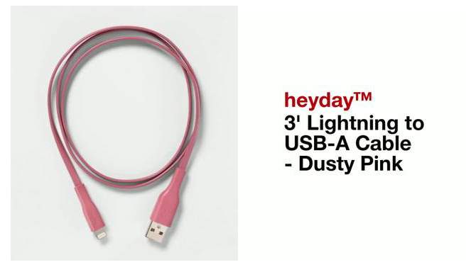 Lightning to USB-A Round Cable - heyday™, 6 of 16, play video