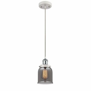 Bell - 1 Light Cord Hung Mini Pendant In Industrial Style-10 Inches Tall and 5 Inches Wide - 1 of 1