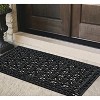 A1HC Natural Rubber Floor Mat 36”x72”, All Weather Heavy Duty Doormat for Indoor Outdoor Use - 2 of 4