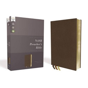 Nasb, Preacher's Bible, Leathersoft, Brown, 1995 Text, Comfort Print - by  Zondervan (Leather Bound) - 1 of 1