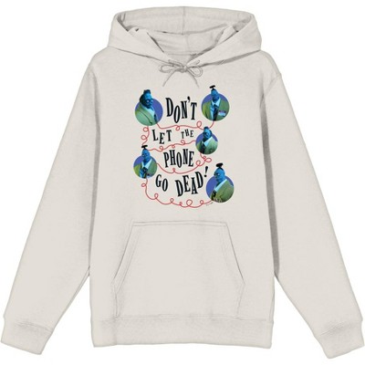 Beetlejuice Beetlejuice Don't Let The Phone Go Dead Adult Long Sleeve Hoodie