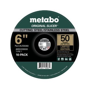 Metabo US5060 10-Pack 50th Anniversary Limited Edition 6 in. Original Slicers - 1 of 1