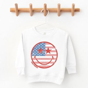 The Juniper Shop SmileyWorld Flag Smiley Face Toddler Sweatshirt - 1 of 4