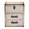 Baxton Studio Agatha Canvas 2 Drawer Storage Cabinet - 3 of 4