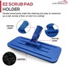 Bison Life Threaded Swivel EZ Scrub Pad Holder with 5 Pcs Scrub Pads Set - 4 of 4