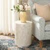 Scarlett Round Accent Table - ACC1808A - Natural/Silver - Safavieh - 2 of 4