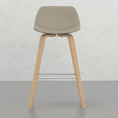 NicBex Set of 2 Bar Stools for Kitchen Island,Modern Counter Bar Stools with Wood Frame,Bar Chairs for Dining Rooms,Kitchens Islands