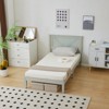 KTMBDW Queen/Full/Twin Size Wood Platform Bed Frame with Headboard, No Box Spring Needed, Mattress Foundation, Noise-Free, Easy Assembly - 2 of 4