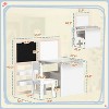 32'' Kids Table and Chair Set, 3 in 1 Kids Art Table and Chair Set for 3-8 Years, White - 3 of 4