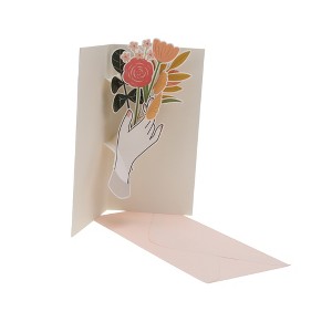 Unique Bargains Greeting Card Assorted Color 8.7"x4.3"x0.4" 1 Pc - 1 of 3