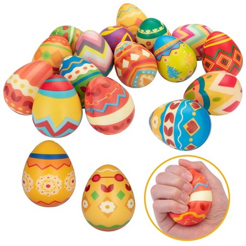 Trinity 18pcs Easter Squishy Eggs- Stress Relief Soft Squeeze Easter Eggs :  Target