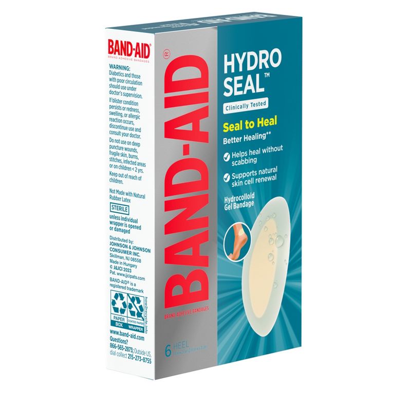 Band-Aid Brand Hydro Seal Adhesive Bandages for Heel Blisters - 6ct, 5 of 9