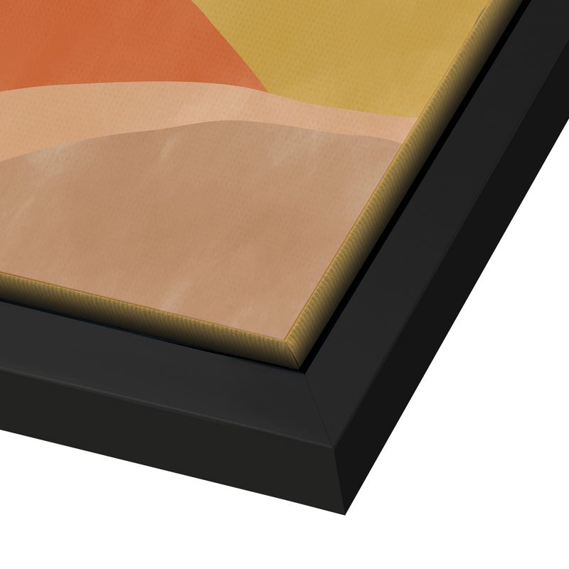 Americanflat - Terracotta Landscape 1 by The Print Republic Floating Canvas Frame - Modern Wall Art Decor, 2 of 7